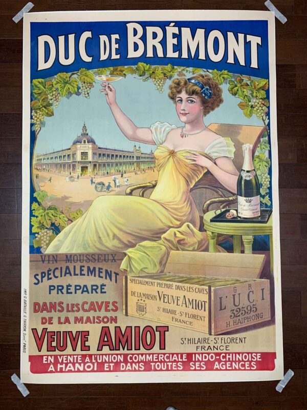 Duc de Bremont - Art PAI (1900) 38x58 French Advertising Poster LB