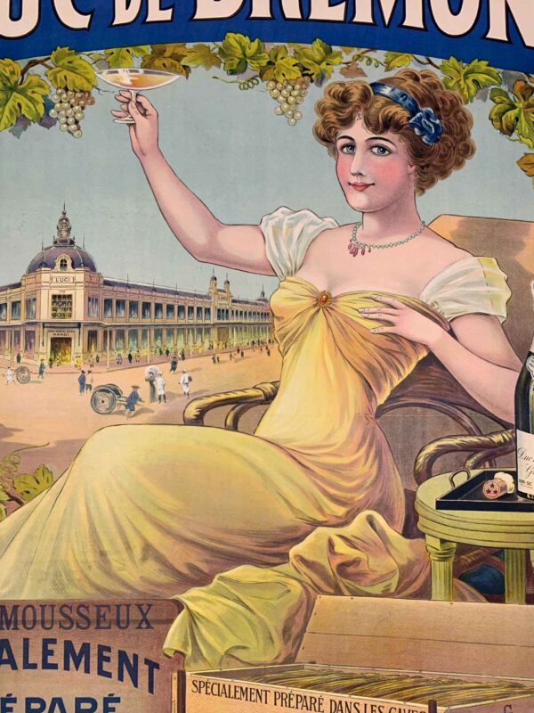 Duc de Bremont - Art PAI (1900) 38x58 French Advertising Poster LB - Image 6