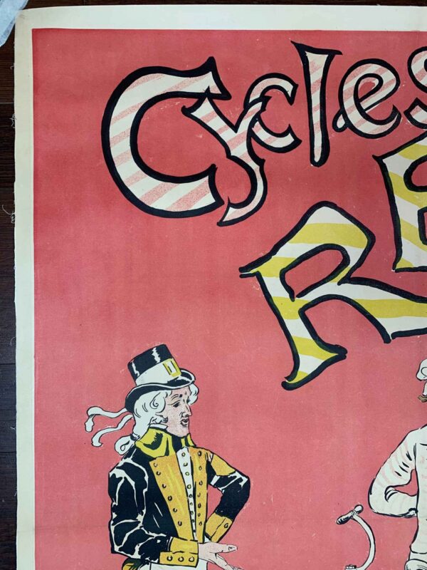 Cycles Renon - Art Trianon (1896) 34.5x43.5 French Advertising Poster LB - Image 2