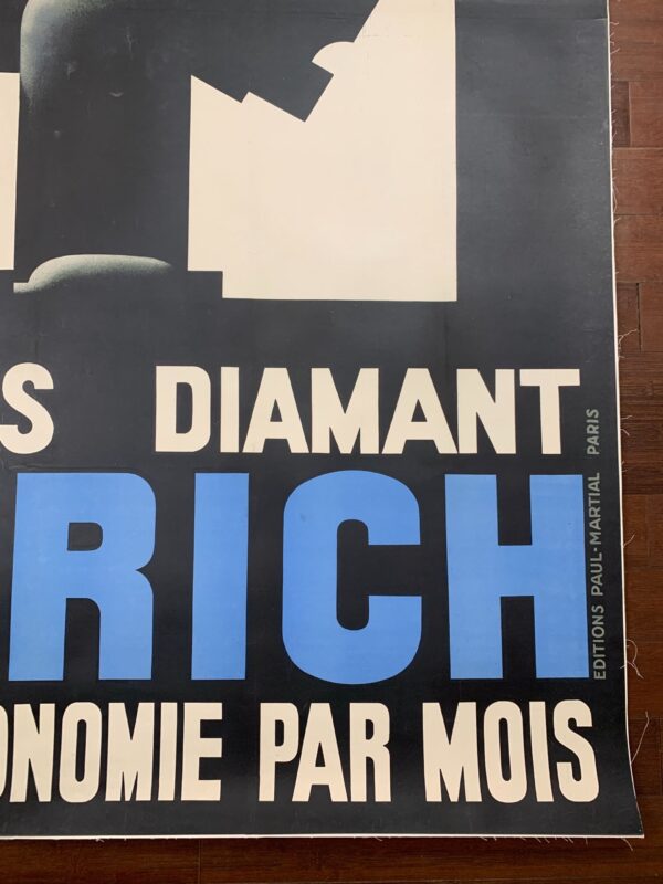 Diamont Dietrich - Art Francis Bernard (1930) 61x90.5 French Poster LB - Image 4