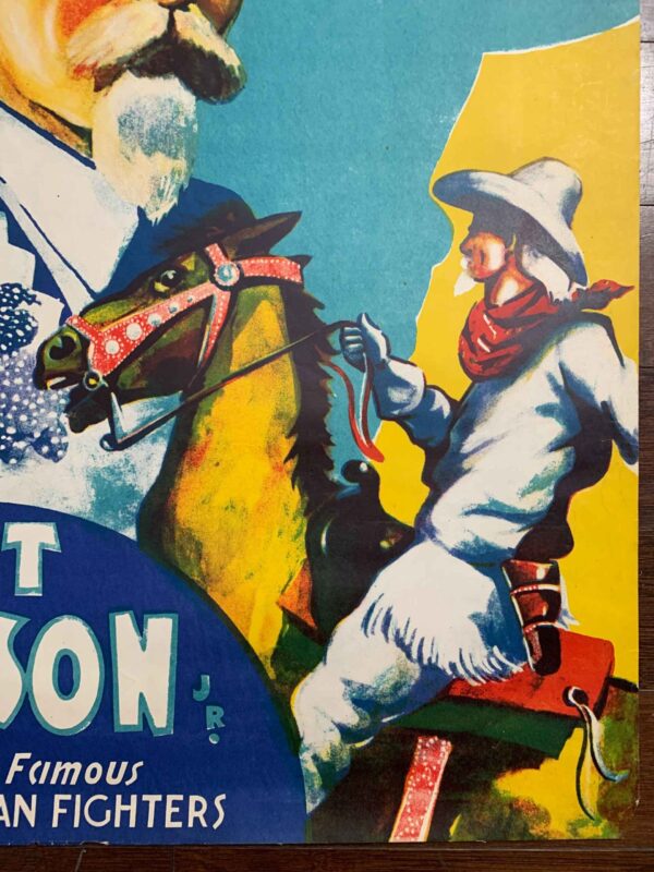 Colonel Parker & Watts - Kit Carson (1935) 25.5x39 US Circus Poster LB - Image 5