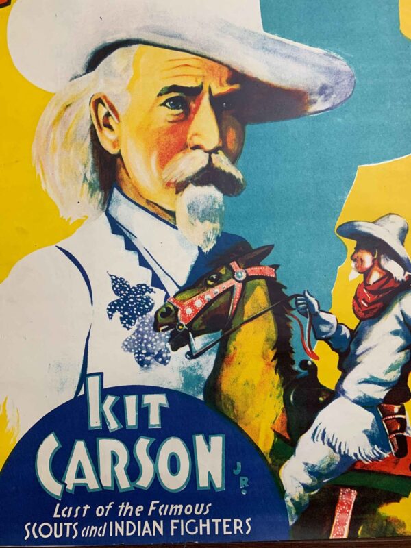 Colonel Parker & Watts - Kit Carson (1935) 25.5x39 US Circus Poster LB - Image 6