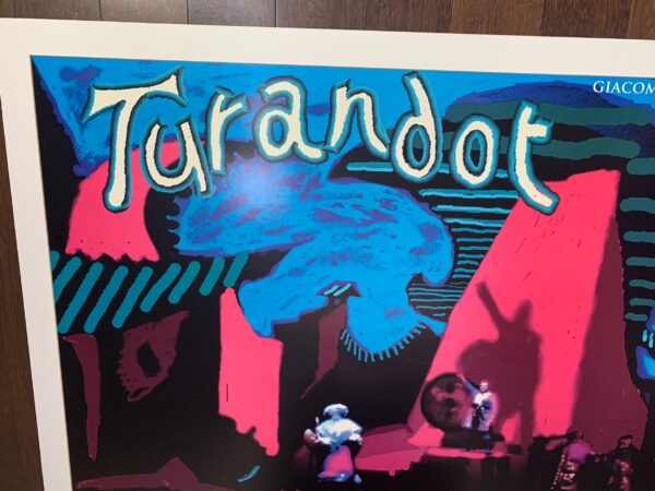 Turandot - SF Opera - Signed by Davis Hockney (1993) 24x39.25 US Music Poster - Matte - Image 2