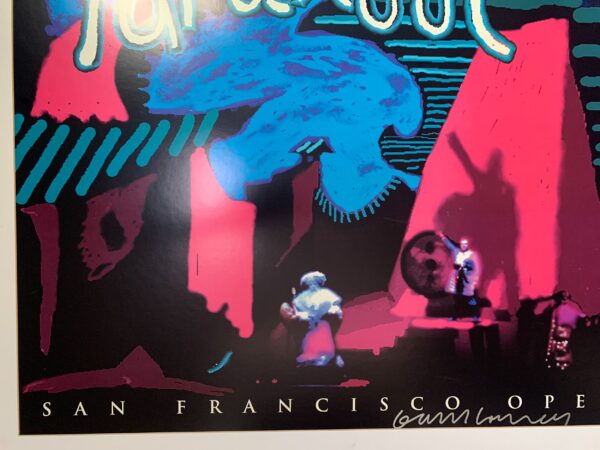 Turandot - SF Opera - Signed by Davis Hockney (1993) 24x39.25 US Music Poster - Matte - Image 4