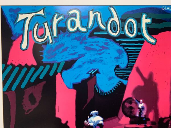 Turandot - SF Opera - Signed by Davis Hockney (1993) 24x39.25 US Music Poster - Matte - Image 6