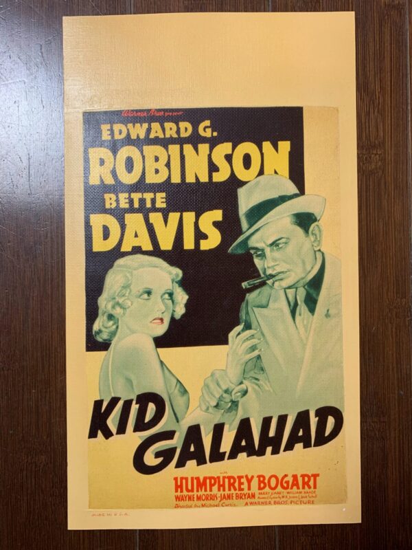 Kid Galahad - Bette Davis (1937) 8x14 US Mini Window Card Movie Poster