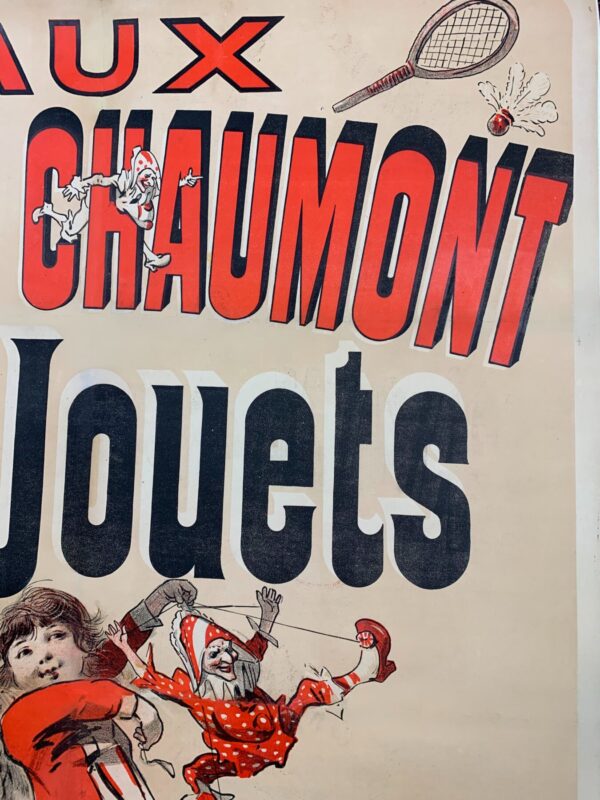 Buttes Chaumont Jouets - Art By Cheret (1885) 40x102 French Advertising Poster LB - Image 7