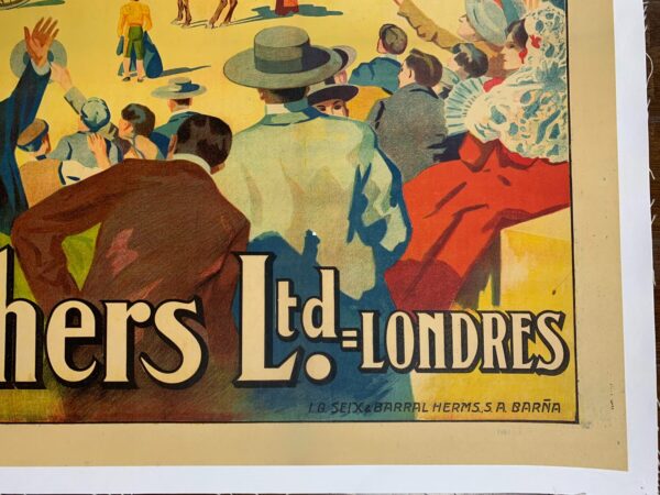 Brown Brothers Bicycles - Art By Montoya (1900) 30x41 UK Advertising Poster LB - Image 3