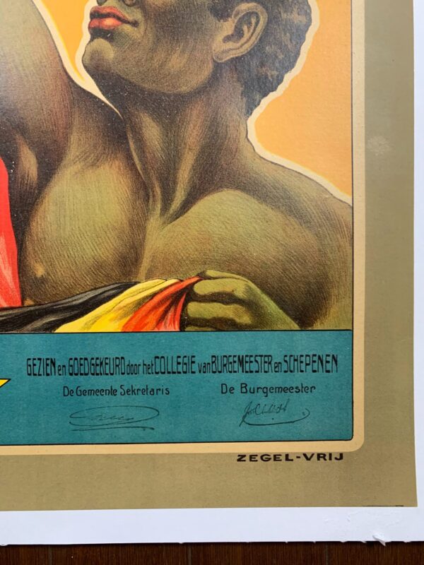 Koloniale Dag - Art By Constant Poffe (1921) 24.25x32.875 Belgian Advertising Poster LB - Image 4