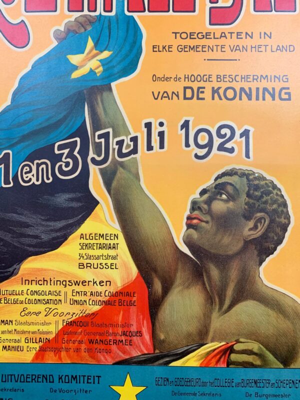 Koloniale Dag - Art By Constant Poffe (1921) 24.25x32.875 Belgian Advertising Poster LB - Image 5