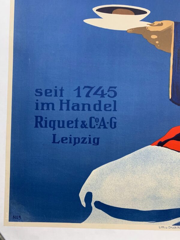 Riquet Tee - Art By Karl Bergmuller (1913) 29.875x40.875 German Travel Advertising Poster LB - Image 4