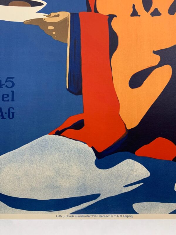 Riquet Tee - Art By Karl Bergmuller (1913) 29.875x40.875 German Travel Advertising Poster LB - Image 5