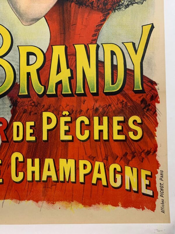 Cusenier Peach Brandy - Art By Pal (1898) 35.875x50.625 French Advertising Poster LB - Image 3