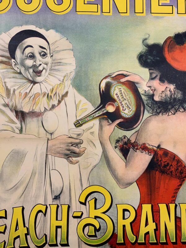 Cusenier Peach Brandy - Art By Pal (1898) 35.875x50.625 French Advertising Poster LB - Image 4