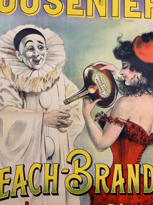 Cusenier Peach Brandy - Art By Pal (1898) 35.875x50.625 French Advertising Poster LB - Image 8