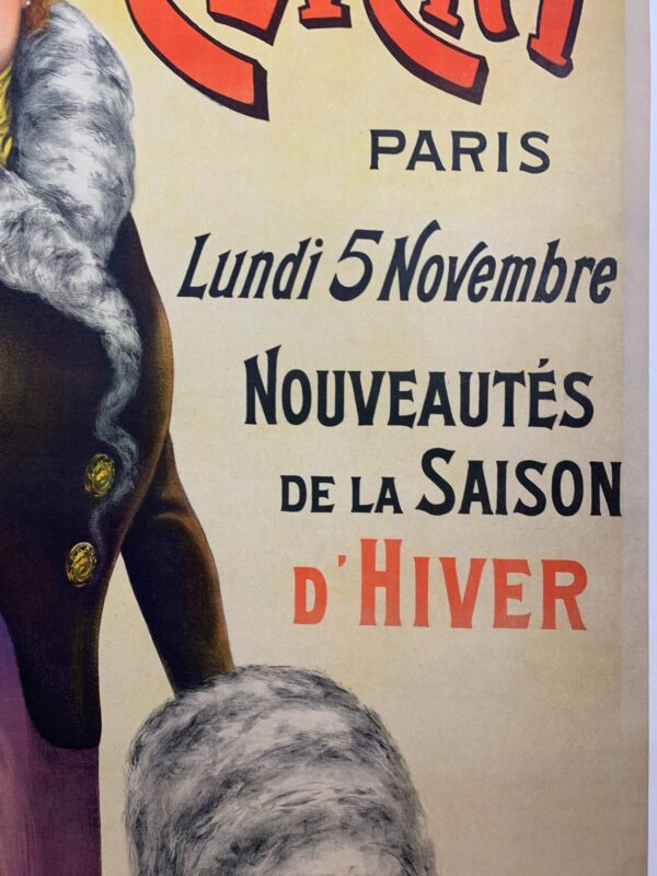 A La Place Clichy - Art By Charles Tichon (1898) 35.75x50.5 French Advertising Poster LB - Image 4