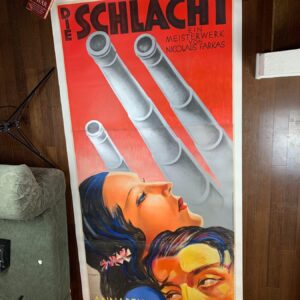 Die Schlacht/The Battle - Art By Emmerich (1934) 48.875x111.25 Austrian Movie Poster LB