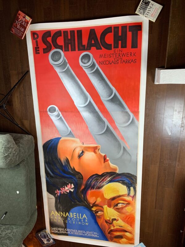 Die Schlacht/The Battle - Art By Emmerich (1934) 48.875x111.25 Austrian Movie Poster LB - Image 2