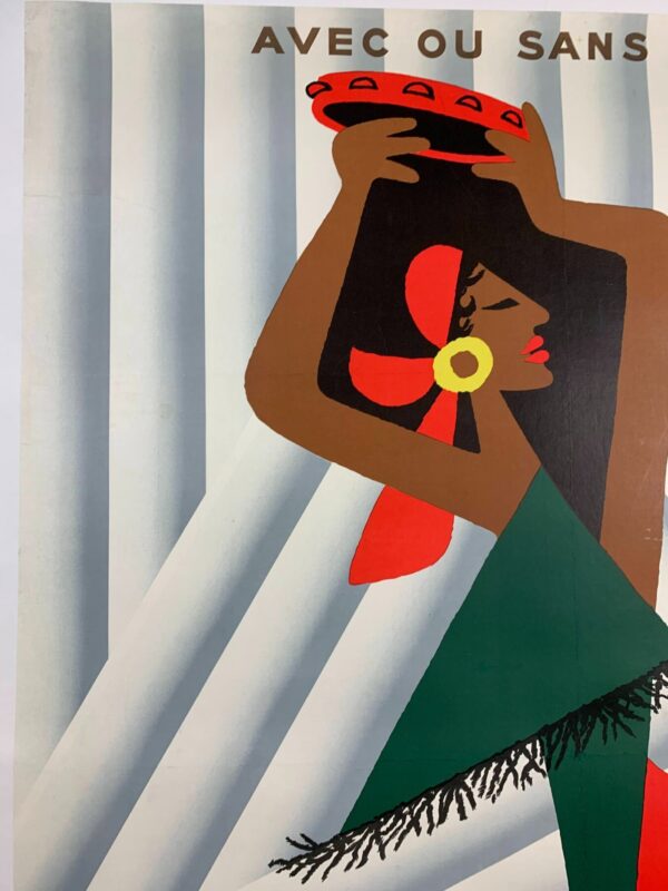 Gitanes - Art By Herve Morvan (1955) 46x62.5 French Tobacco Advertising Poster LB - Image 5