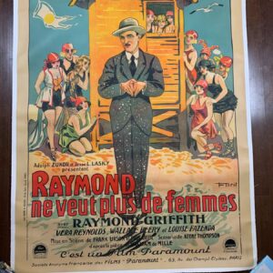The Night Club Aka Ne Veut Plus De Femmes (1925) 47x63 French Movie Poster LB