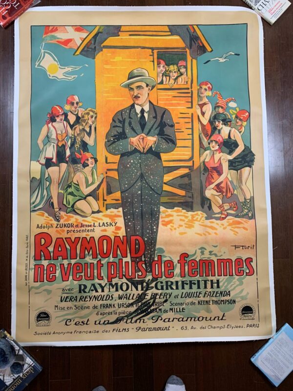The Night Club Aka Ne Veut Plus De Femmes (1925) 47x63 French Movie Poster LB