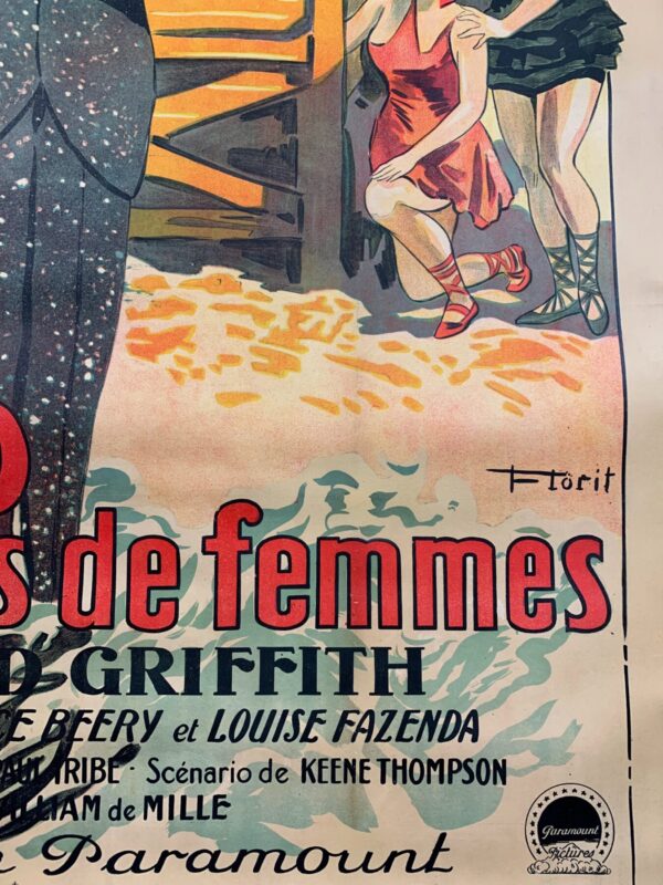 The Night Club Aka Ne Veut Plus De Femmes (1925) 47x63 French Movie Poster LB - Image 7