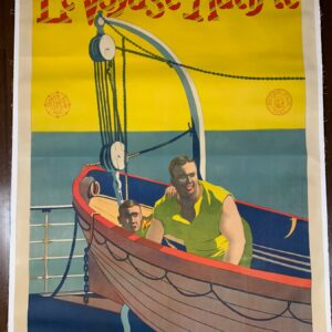 Le Voyage De Maciste - Unique Art By Archambault (1919) 47x63 French Movie Poster LB
