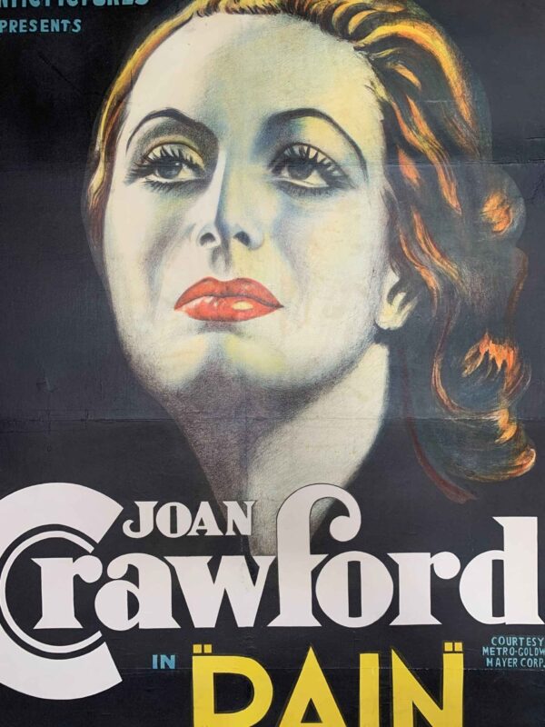 Rain - Joan Crawford (1938) US One Sheet Movie Poster LB - Image 6