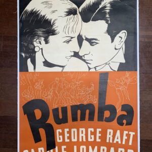 Rumba - George Raft - Carole Lombard (1935) US One Sheet Movie Poster LB