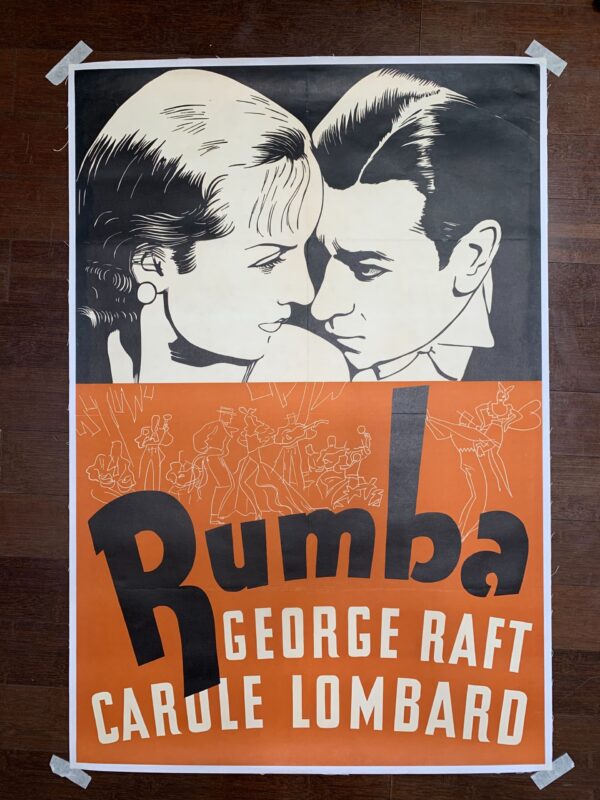 Rumba - George Raft - Carole Lombard (1935) US One Sheet Movie Poster LB