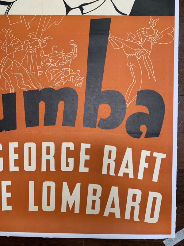 Rumba - George Raft - Carole Lombard (1935) US One Sheet Movie Poster LB - Image 4