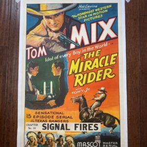 The Miracle Rider - Tom Mix (1935) US One Sheet Movie Poster LB