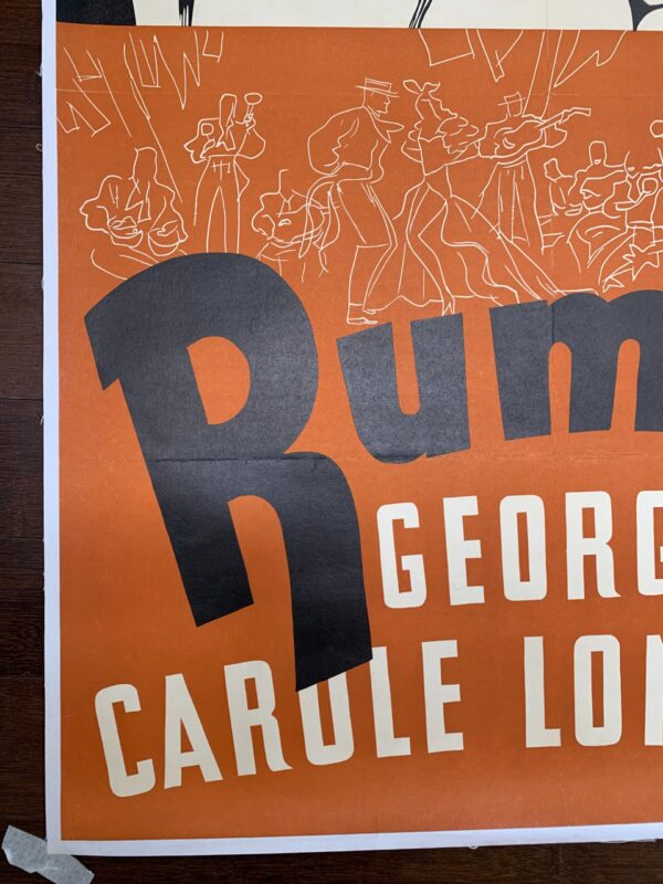Rumba - George Raft - Carole Lombard (1935) US One Sheet Movie Poster LB - Image 5