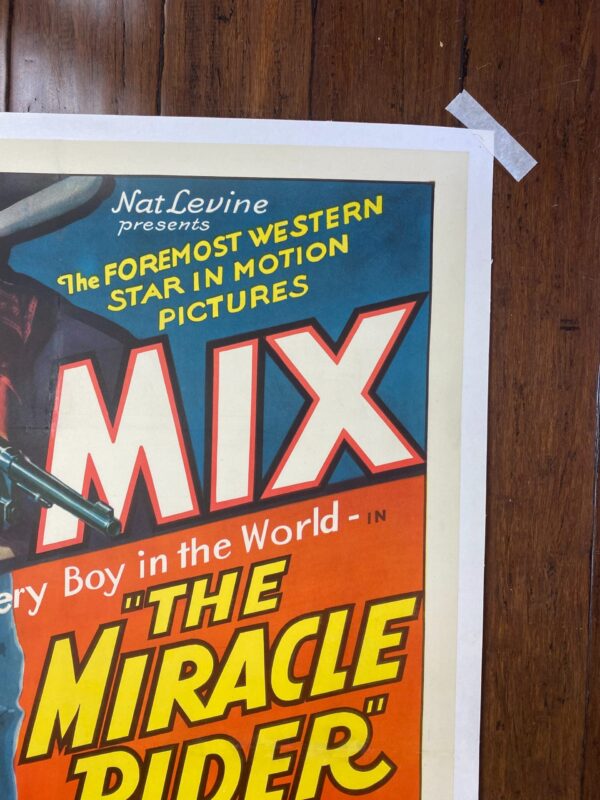 The Miracle Rider - Tom Mix (1935) US One Sheet Movie Poster LB - Image 5