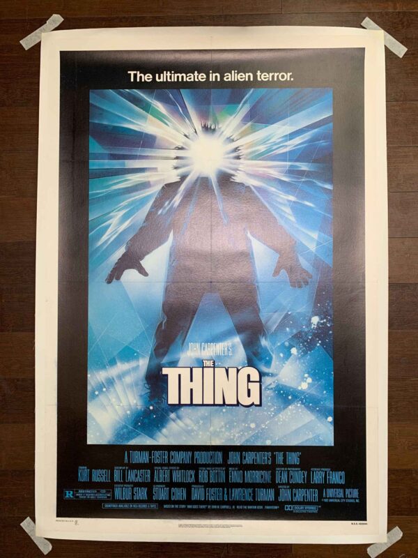 The Thing - John Carpenter (1982) US One Sheet Movie Poster LB