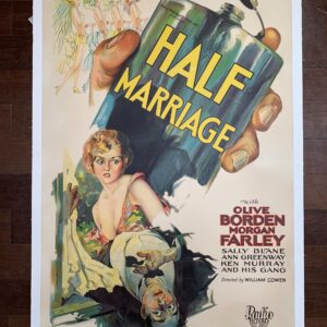 Half Marriage (1929) US One Sheet Movie Poster LB