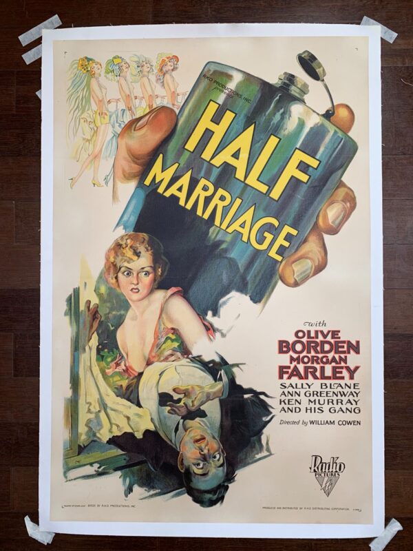 Half Marriage (1929) US One Sheet Movie Poster LB