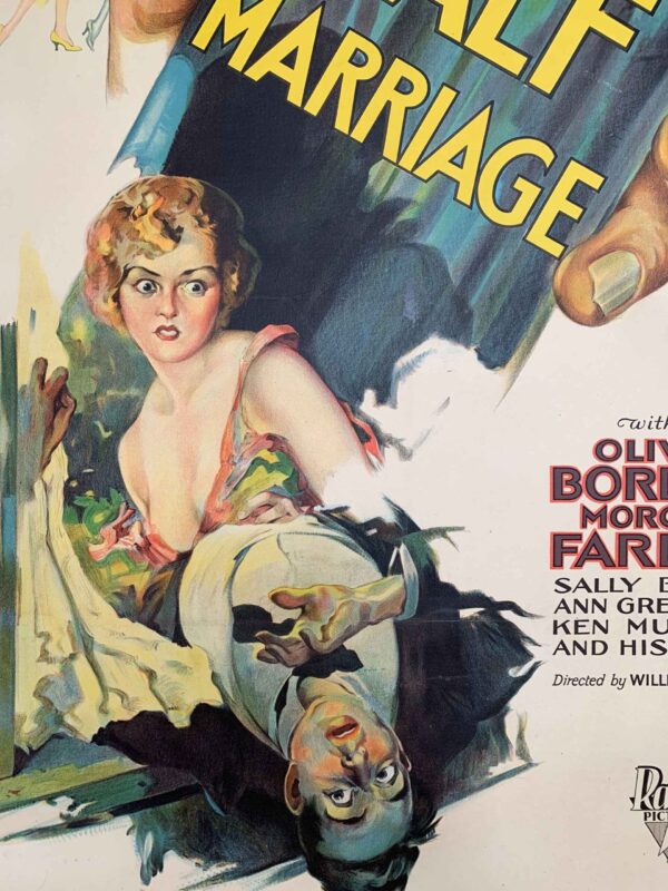 Half Marriage (1929) US One Sheet Movie Poster LB - Image 6