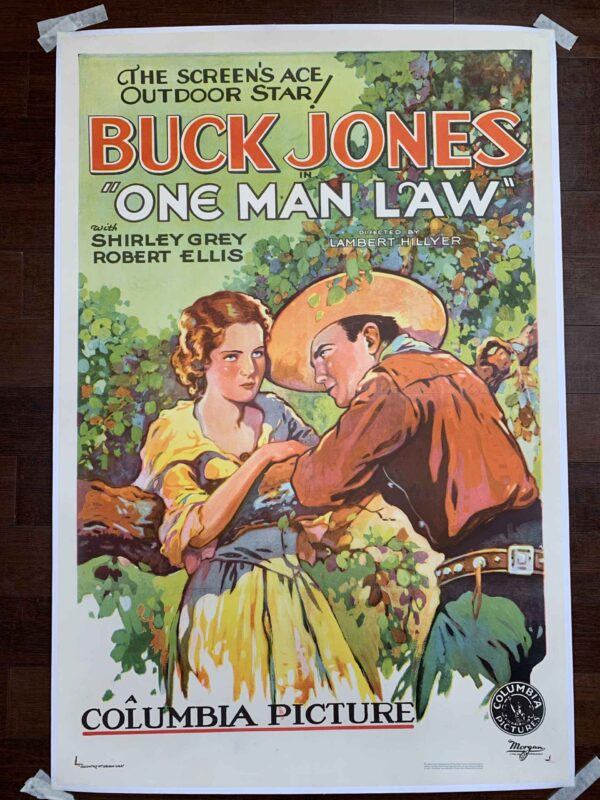 One Man Law - Buck Jones (1931) US One Sheet Movie Poster LB