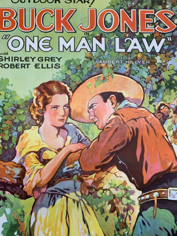 One Man Law - Buck Jones (1931) US One Sheet Movie Poster LB - Image 6