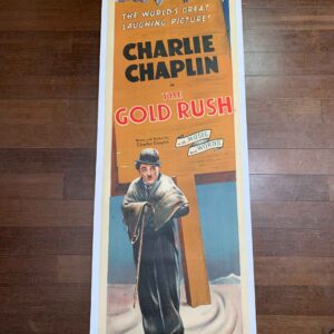 Gold Rush - Charlie Chaplin (1942) 20x59.75 UK Door Panel Movie Poster LB