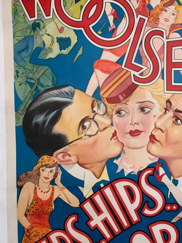 Hips Hips Hooray - Wheeler & Wolsely (1934) US Three Sheet Movie Poster LB - Image 4