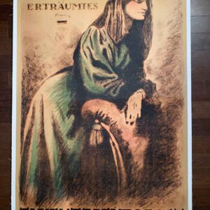 Ertraumtes Eva May - Art by Scheurich (1918) 37.5x56.25 German Advertising Poster LB