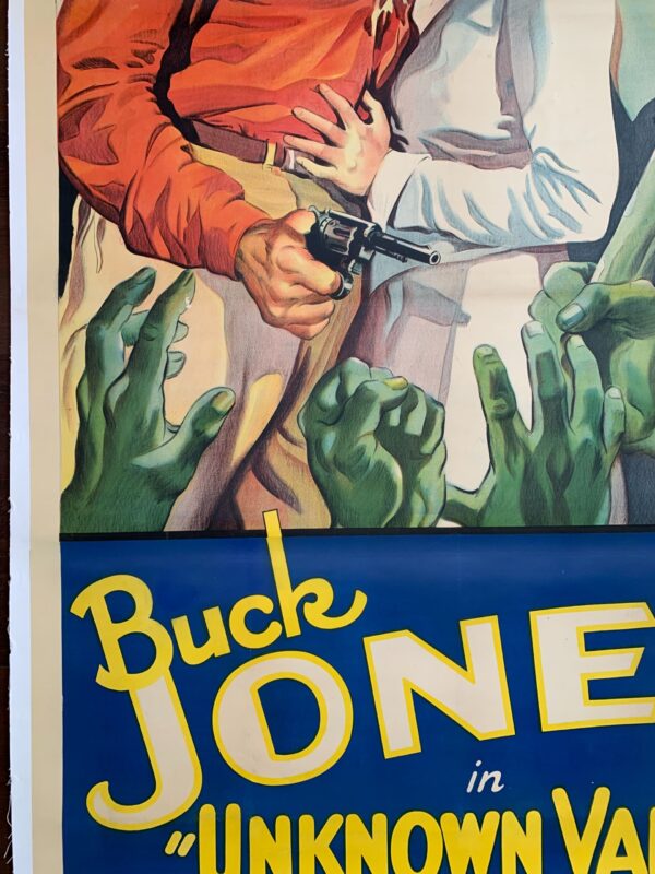 Unknown Valley - Buck Jones (1933) US Three Sheet Movie Poster LB - Image 5