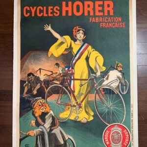 Cycles Horer - Monogram CR (1917) 38x53 French Advertising Poster LB