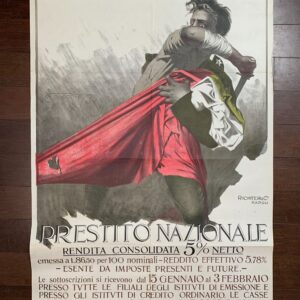 Prestito Nazionale - Art by Borgoni (1916) 27x39.4 Italian Advertising Poster