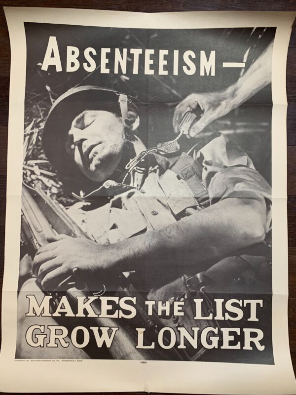 Propaganda Strikes - Very Rare Set of 9 (1943) 21x28 US WWII Posters - Image 3