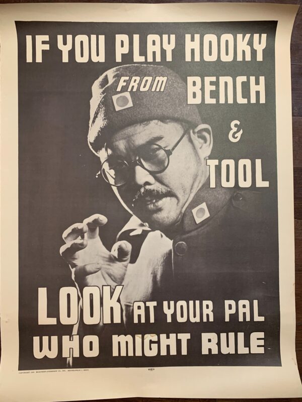 Propaganda Strikes - Very Rare Set of 9 (1943) 21x28 US WWII Posters - Image 4