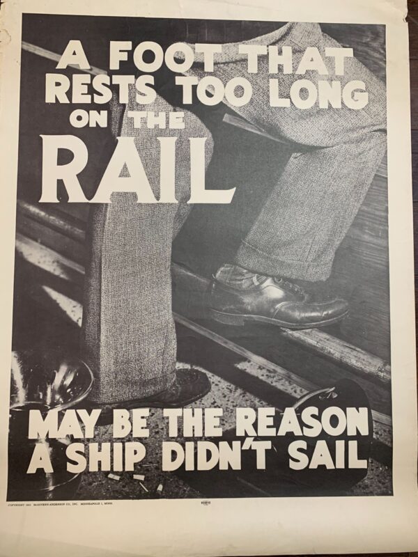 Propaganda Strikes - Very Rare Set of 9 (1943) 21x28 US WWII Posters - Image 9