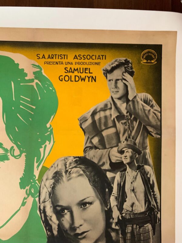 Barbary Coast - Edward G. Robinson (1935) 27.5x39.375 Italian Movie Poster LB - Image 4
